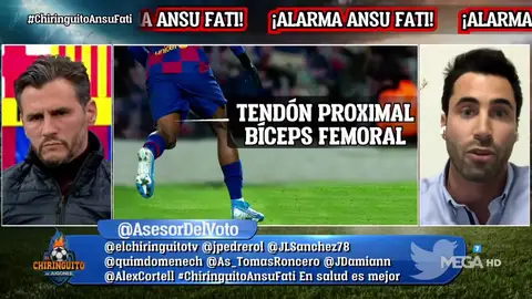 David Beneito: "Si Ansu se opera estará entre 4 y 6 meses de baja" David Beneito: "Si Ansu se opera estará entre 4 y 6 meses de baja"