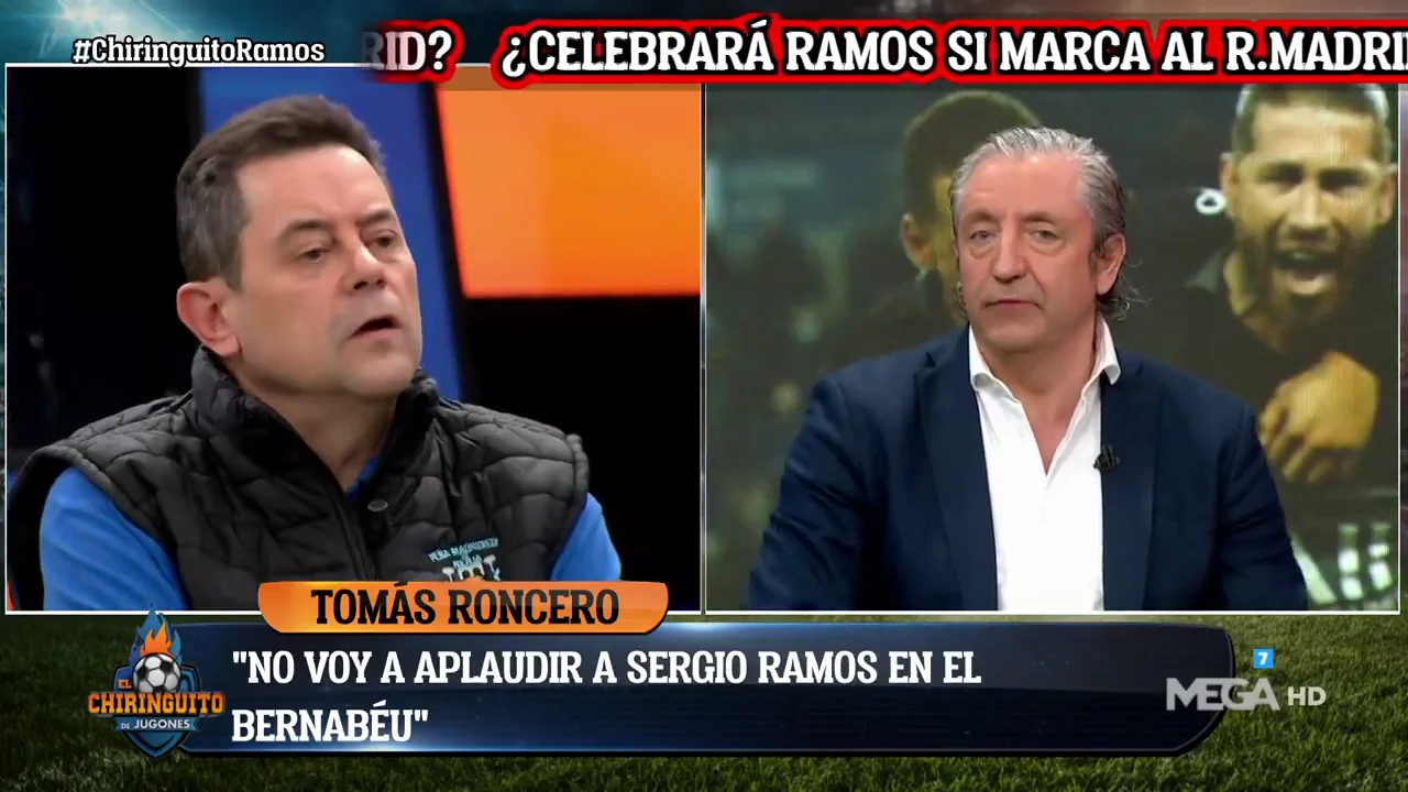 Roncero: "No aplaudiré a Ramos cuando juegue en el Bernabéu porque juega en el PSG" Roncero: "No aplaudiré a Ramos cuando juegue en el Bernabéu porque juega en el PSG"