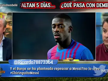 Josep Pedrerol: "La presión a Dembélé acabará el 1 de febrero, después volverá a ser convocado" Josep Pedrerol: "La presión a Dembélé acabará el 1 de febrero, después volverá a ser convocado"