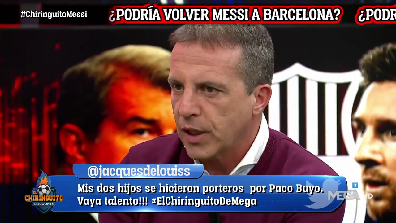 Crist&oacute;bal Soria: "Me encantar&iacute;a, pero me temo que Messi no volver&aacute; al Bar&ccedil;a"