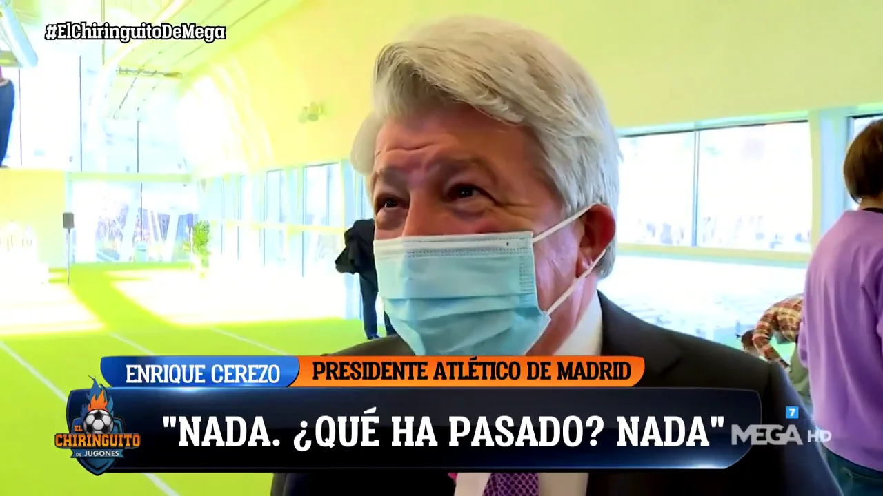 Enrique Cerezo: "En el equipo de El Chiringuito tiene que haber cambios... Alguno tiene que dar un paso atrás" Enrique Cerezo: "En el equipo de El Chiringuito tiene que haber cambios... Alguno tiene que dar un paso atrás"