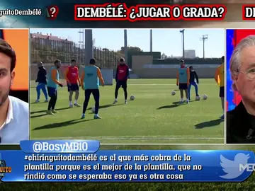 Juanfe Sanz: "Si Dembélé está comprometido, es titular indiscutible en el Barça" Juanfe Sanz: "Si Dembélé está comprometido, es titular indiscutible en el Barça"