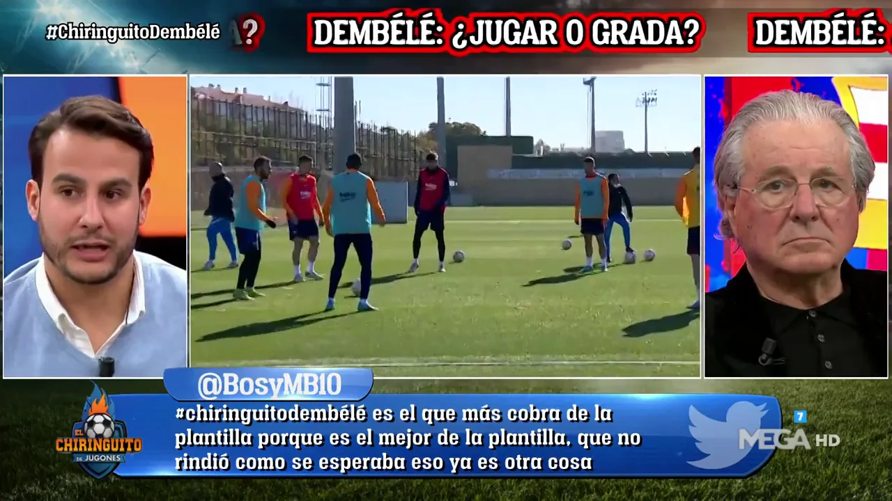 Juanfe Sanz: "Si Dembélé está comprometido, es titular indiscutible en el Barça" Juanfe Sanz: "Si Dembélé está comprometido, es titular indiscutible en el Barça"