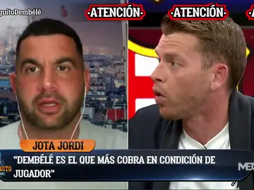 Jota Jordi: &quot;Dembélé es el que más cobra del Barça como jugador de fútbol&quot;