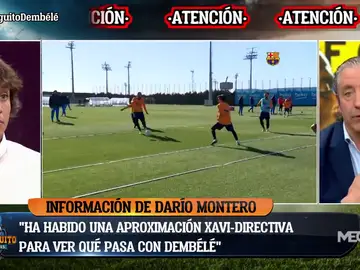 Darío Montero: &quot;Ha habido un acercamiento Xavi-directiva para ver qué pasa con Dembélé&quot;