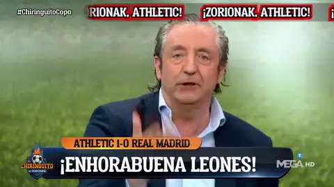 Josep Pedrerol: "Qué bonito es que los chavales de la tierra del Athletic le pinten la cara al Madrid" Josep Pedrerol: "Qué bonito es que los chavales de la tierra del Athletic le pinten la cara al Madrid"