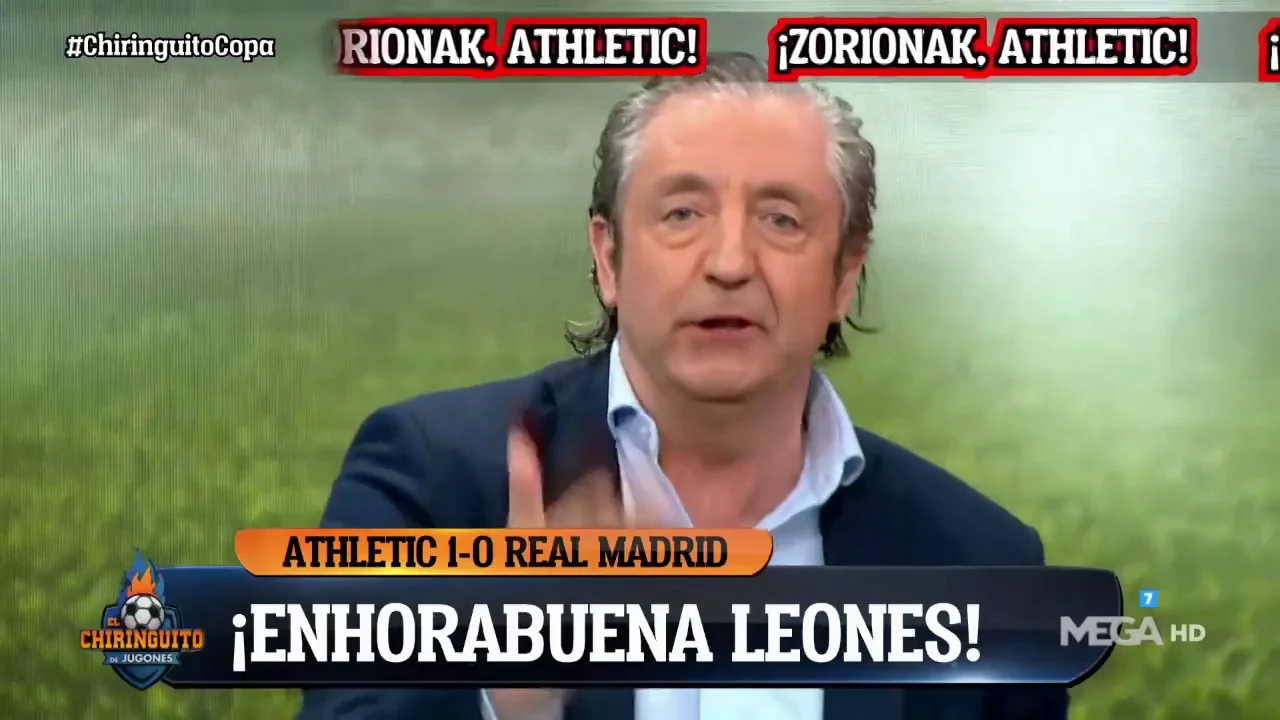 Josep Pedrerol: "Qué bonito es que los chavales de la tierra del Athletic le pinten la cara al Madrid" Josep Pedrerol: "Qué bonito es que los chavales de la tierra del Athletic le pinten la cara al Madrid"