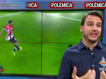 Juanfe: "Balenziaga no gana espacio con la mano y no es penalti" Juanfe: "Balenziaga no gana espacio con la mano y no es penalti"