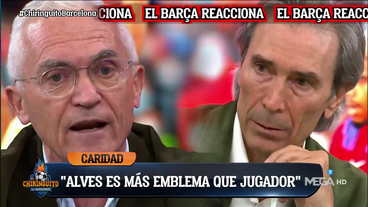 &iexcl;Brutal cara a cara entre Paco Garc&iacute;a Caridad y Lobo Carrasco por Dani Alves!