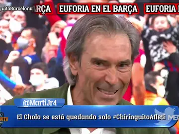 Lobo Carrasco: "Ayer volví a ver un equipo de fútbol en el Barça" Lobo Carrasco: "Ayer volví a ver un equipo de fútbol en el Barça"