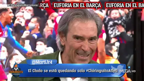 Lobo Carrasco: "Ayer volví a ver un equipo de fútbol en el Barça" Lobo Carrasco: "Ayer volví a ver un equipo de fútbol en el Barça"