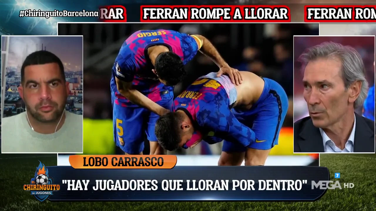 Lobo Carrsaco: "Hay jugadores que lloran por dentro" Lobo Carrsaco: "Hay jugadores que lloran por dentro"