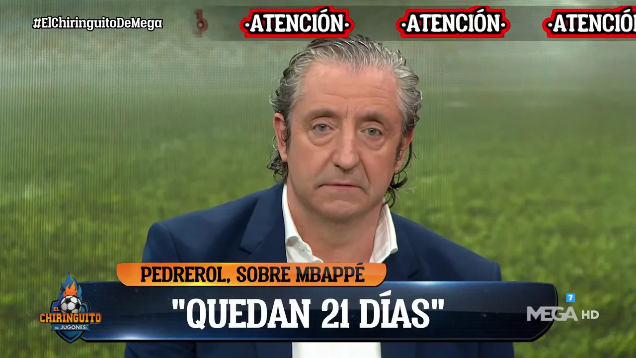 Josep Pedrerol: "Si Mbappé y su entorno aguantan 21 días... está hecho" Josep Pedrerol: "Si Mbappé y su entorno aguantan 21 días... está hecho"