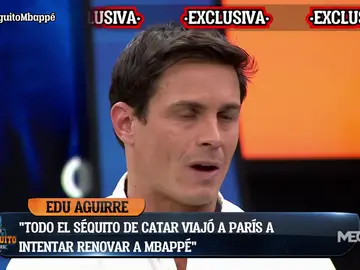 Edu Aguirre: "Todo el séquito de Catar viajó a París" Edu Aguirre: "Todo el séquito de Catar viajó a París"