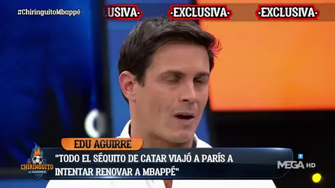 Edu Aguirre: "Todo el séquito de Catar viajó a París" Edu Aguirre: "Todo el séquito de Catar viajó a París"