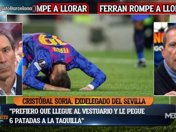 Cristóbal Soria: "Prefiero a un jugador que le dé una patada a la taquilla"