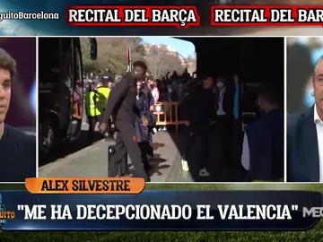 Álex Silvestre: "Me ha decepcionado el Valencia" Álex Silvestre: "Me ha decepcionado el Valencia"