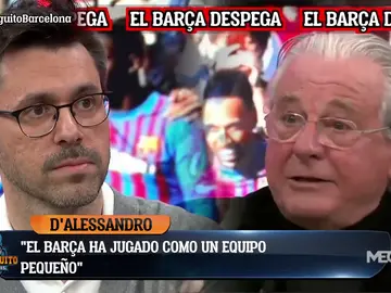 Jorge D'Alessandro: "El Barça ha jugado como un equipo pequeño" Jorge D'Alessandro: "El Barça ha jugado como un equipo pequeño"