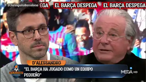 Jorge D'Alessandro: "El Barça ha jugado como un equipo pequeño" Jorge D'Alessandro: "El Barça ha jugado como un equipo pequeño"