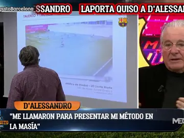 Laporta pensó en Jorge D'Alessandro para el Barça Laporta pensó en Jorge D'Alessandro para el Barça