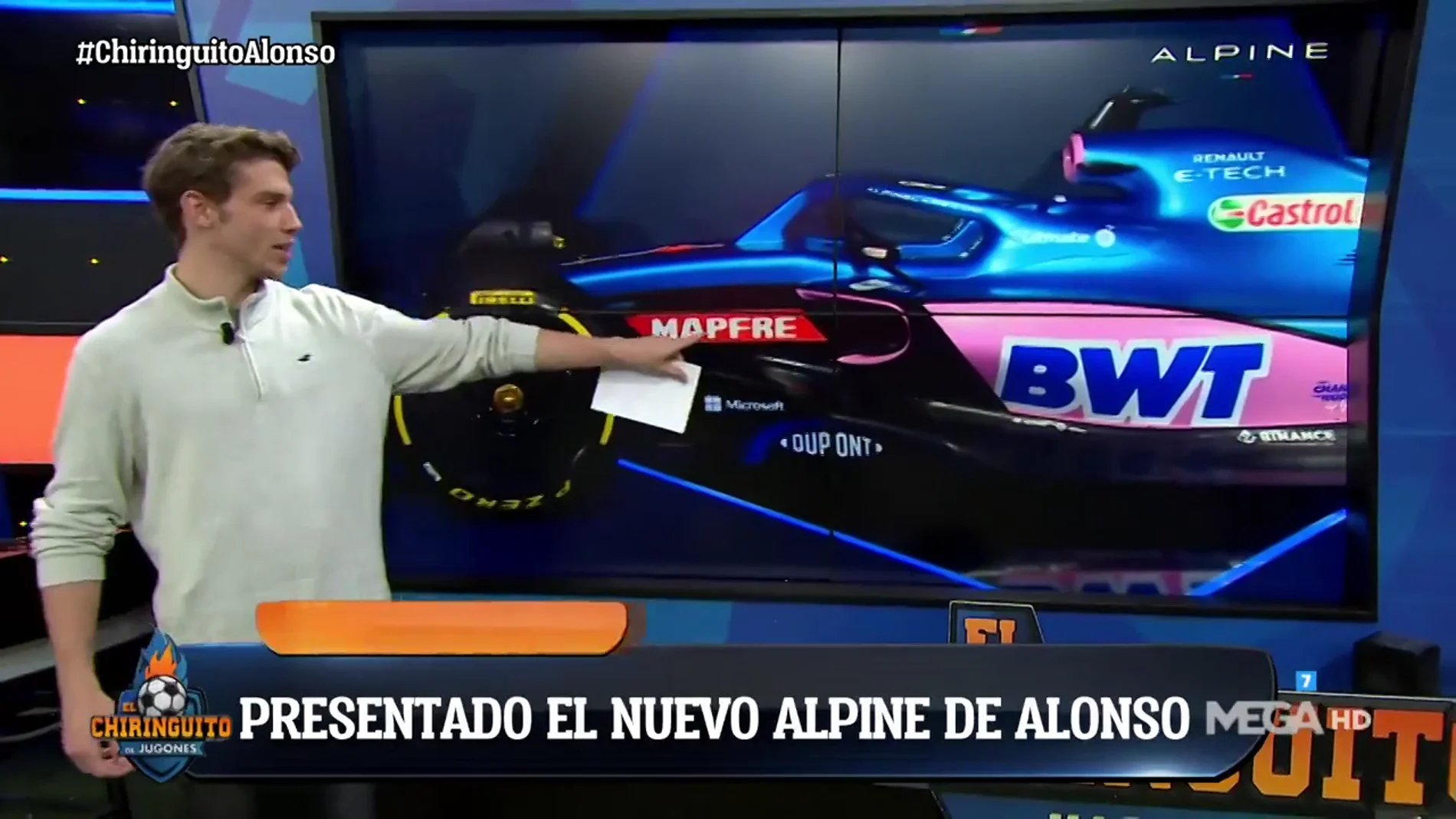 ¿Qué es lo más llamativo del coche de Alonso?