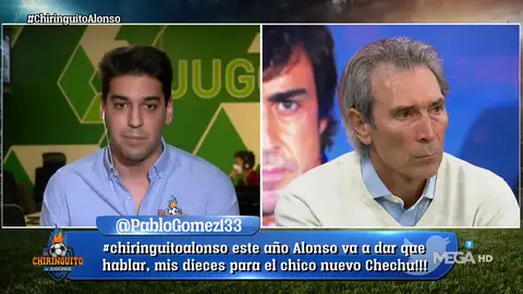 Borja Velasco: "Yo confío en Alonso y Sainz" Borja Velasco: "Yo confío en Alonso y Sainz"