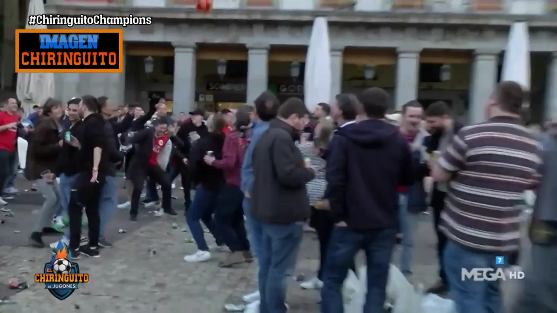 Los hooligans ingleses toman Madrid