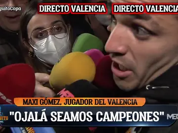 Maxi Gómez: "Ojalá seamos campeones" Maxi Gómez: "Ojalá seamos campeones"