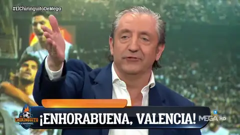 Josep Pedrerol: "El valencianismo se merecía esto" Josep Pedrerol: "El valencianismo se merecía esto"