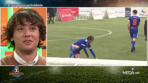 Darío Montero intenta la voltereta de Auba… sin éxito Darío Montero intenta la voltereta de Auba… sin éxito
