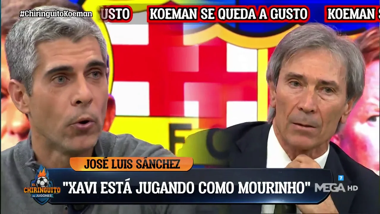 &ldquo;Xavi est&aacute; jugando como Mourinho&rdquo;