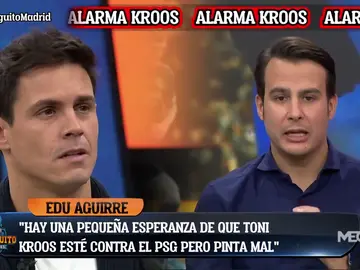 Edu Aguirre: “Salvo milagro, Kroos se perderá el partido ante el PSG” Edu Aguirre: “Salvo milagro, Kroos se perderá el partido ante el PSG”
