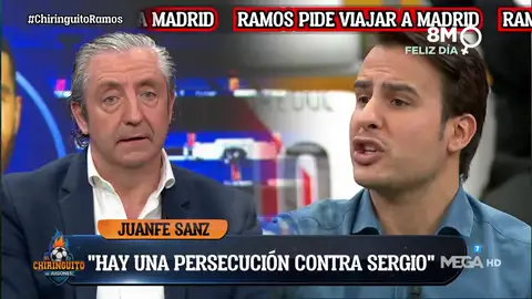 Juanfe Sanz: "Hay una persecución contra Sergio Ramos" Juanfe Sanz: "Hay una persecución contra Sergio Ramos"