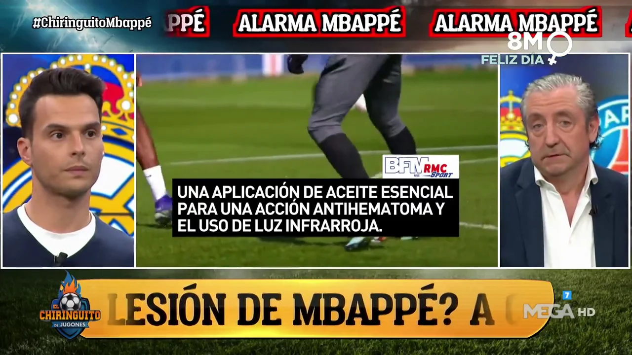 Diego Plaza explica cu&aacute;l es el tratamiento que est&aacute; teniendo Mbapp&eacute;