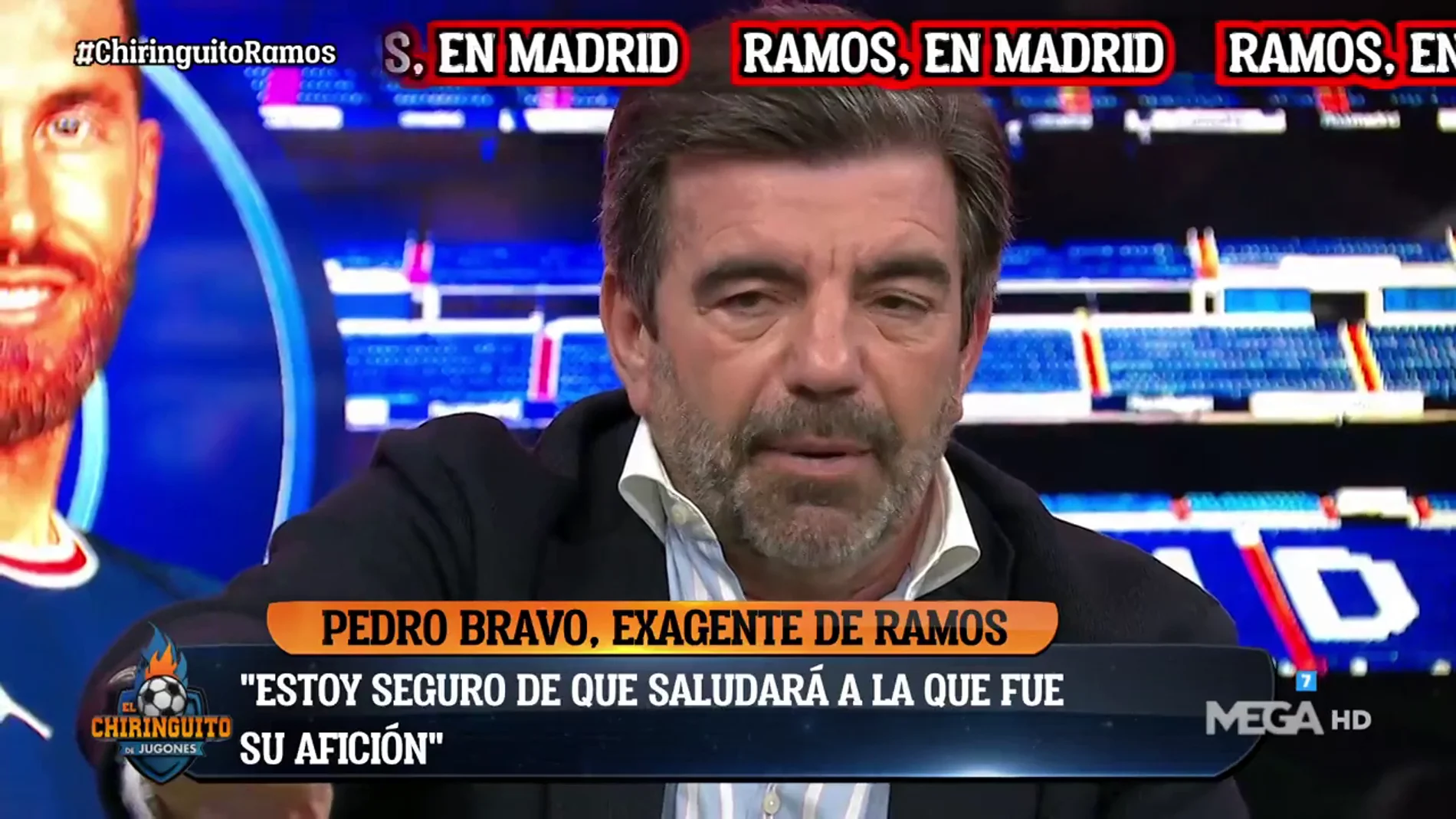 Pedro Bravo: "Ramos saldrá a saludar al madridismo, seguro"