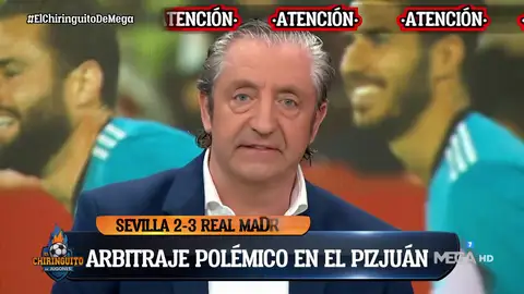 Josep Pedrerol: "Es imposible que haya un árbitro que no esté avergonzado" Josep Pedrerol: "Es imposible que haya un árbitro que no esté avergonzado"