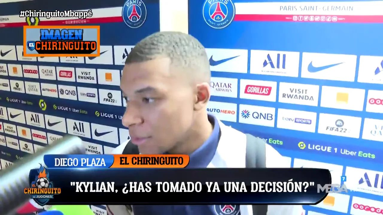 Mbapp&eacute;: "No he tomado una decisi&oacute;n sobre mi futuro"