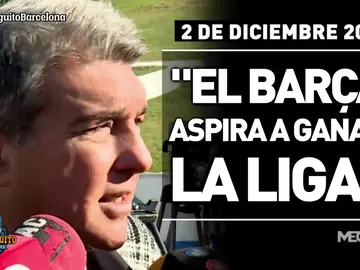 Laporta, eufórico desde el día 1 Laporta, eufórico desde el día 1