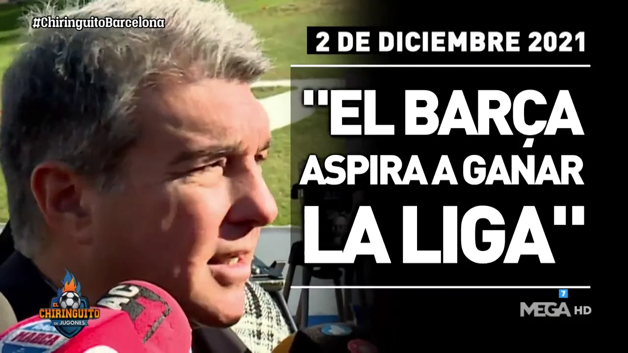 Laporta, euf&oacute;rico desde el d&iacute;a 1