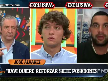José Álvarez: &quot;Xavi quiere un portero, dos laterales, central, dos mediocentros y dos delanteros&quot;