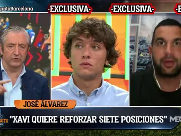 José Álvarez: "Xavi quiere un portero, dos laterales, central, dos mediocentros y dos delanteros" José Álvarez: "Xavi quiere un portero, dos laterales, central, dos mediocentros y dos delanteros"