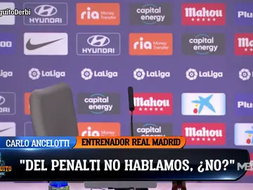 Ancelotti: "Del penalti no hablamos, ¿no?" Ancelotti: "Del penalti no hablamos, ¿no?"