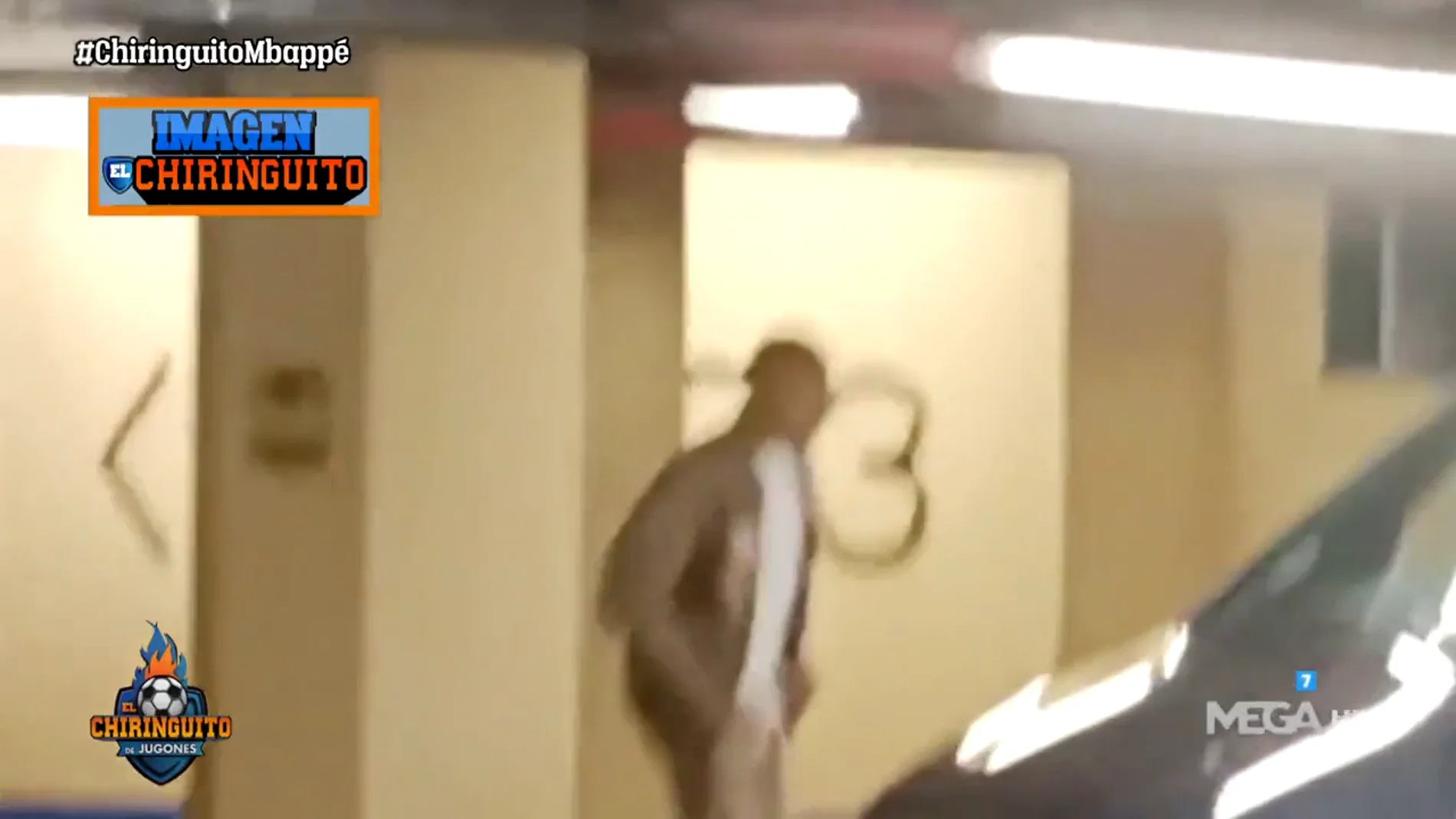 Mbappé, 'cazado' saliendo de su hotel en Madrid