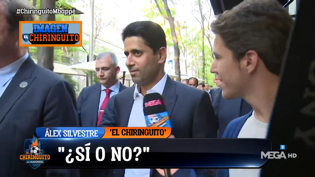 Al-Khelaifi: "&iquest;Mbapp&eacute; al Madrid? Vaya pregunta..."
