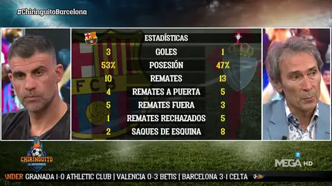 Óscar Pereiro: "Me ha gustado más el Celta que el Barça" Óscar Pereiro: "Me ha gustado más el Celta que el Barça"