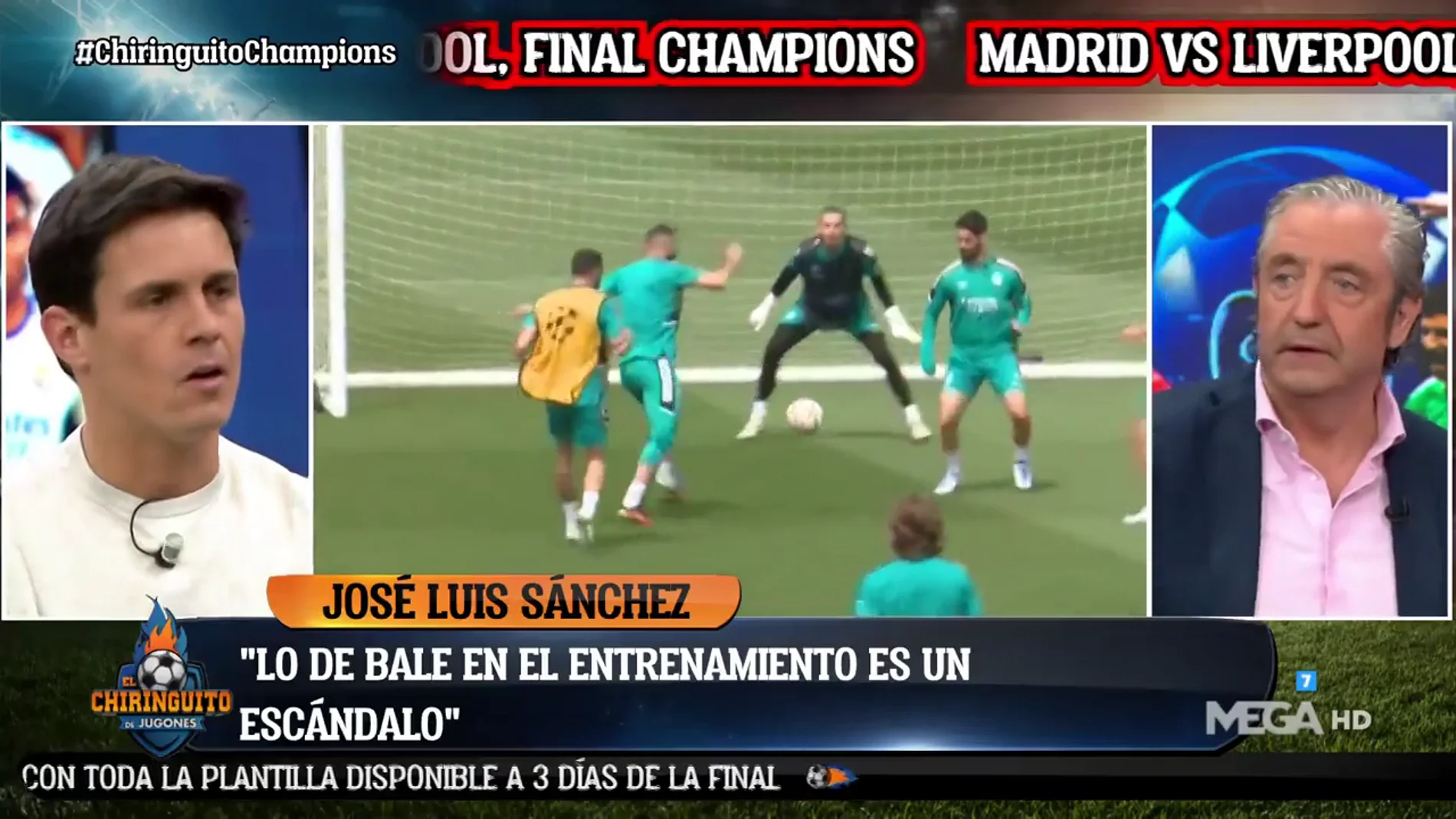 Josep Pedrerol: "Bale no ha hecho méritos para jugar la final"