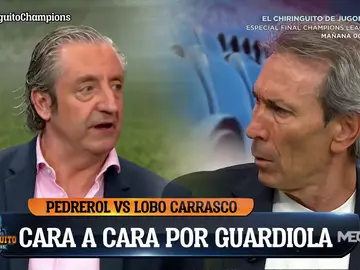 El cara a cara entre Pedrerol y Lobo Carrasco El cara a cara entre Pedrerol y Lobo Carrasco