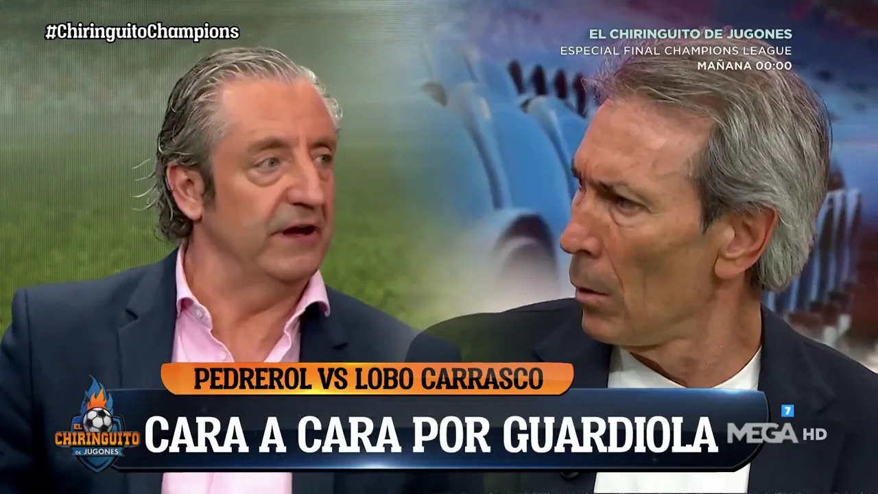 El cara a cara entre Pedrerol y Lobo Carrasco