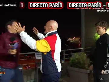 La emotiva llegada de Alfredo Duro al set del Chiringuito La emotiva llegada de Alfredo Duro al set del Chiringuito