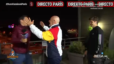 La emotiva llegada de Alfredo Duro al set del Chiringuito La emotiva llegada de Alfredo Duro al set del Chiringuito